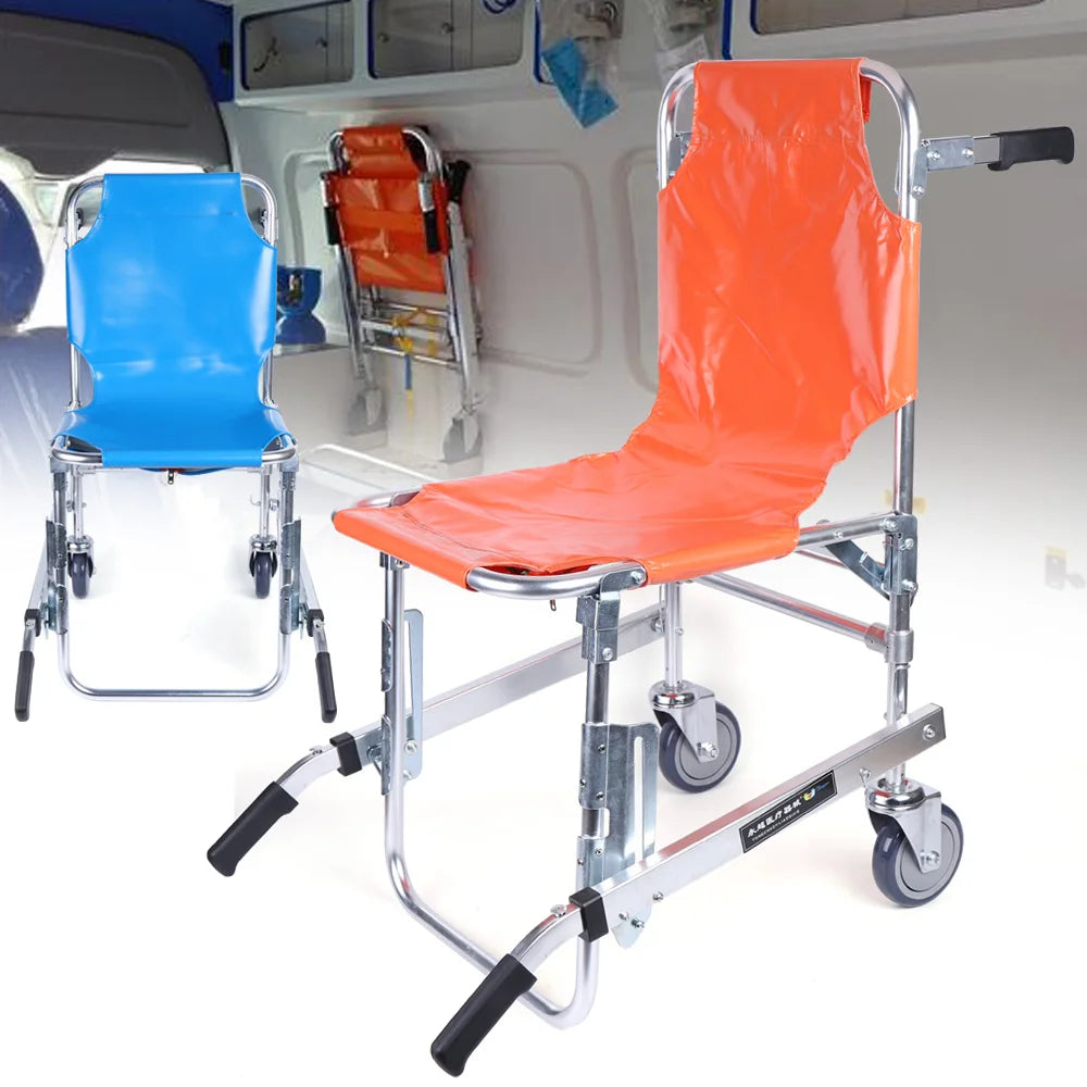 Stair Chairs Transfer Stair Chair Lift Assist Devices Aluminum Light Weight Stair Lifts for Elderly Evacuation Foldable