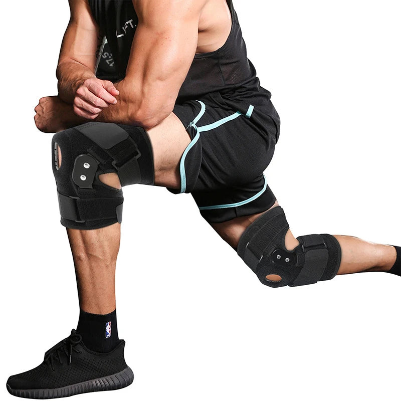 GOUNOD 1P Adjustable Hinged Knee Brace Support for Meniscus Tear and Patellar Tendon Pain Relief