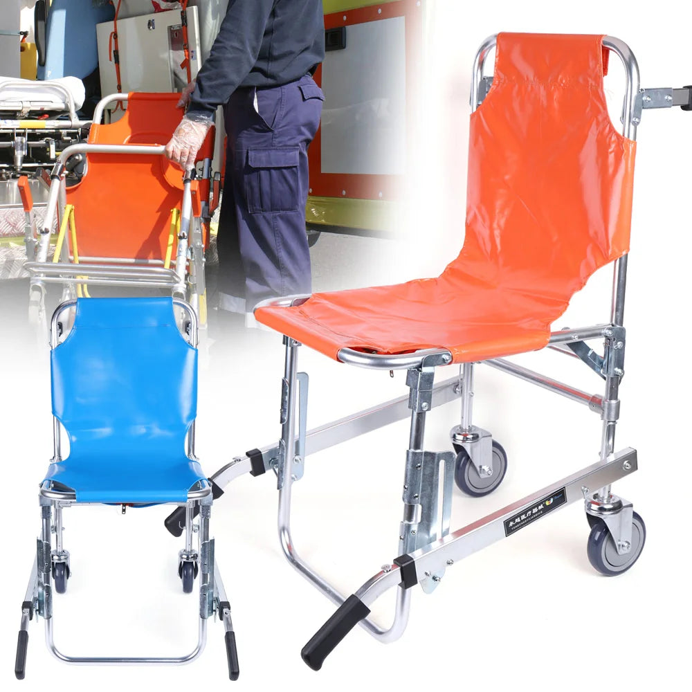Stair Chairs Transfer Stair Chair Lift Assist Devices Aluminum Light Weight Stair Lifts for Elderly Evacuation Foldable