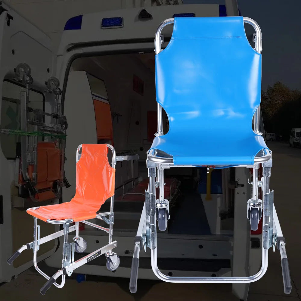 Stair Chairs Transfer Stair Chair Lift Assist Devices Aluminum Light Weight Stair Lifts for Elderly Evacuation Foldable