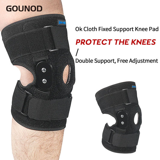 GOUNOD 1P Adjustable Hinged Knee Brace Support for Meniscus Tear and Patellar Tendon Pain Relief